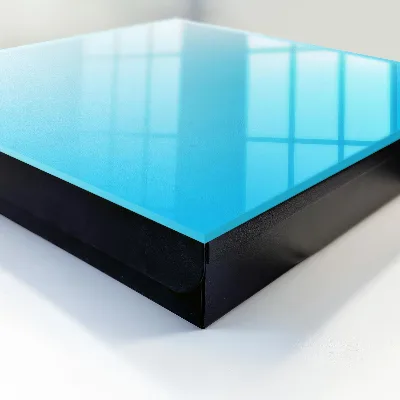 Nøgleskab i blå gradient