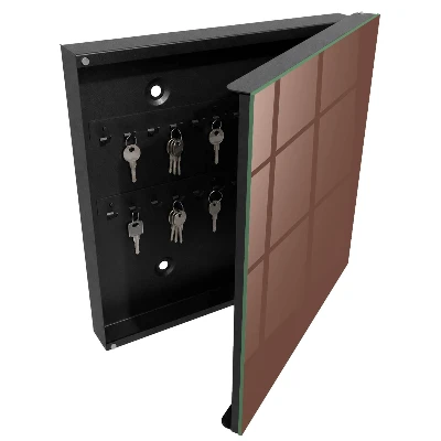 Nøgleskab Brun farve