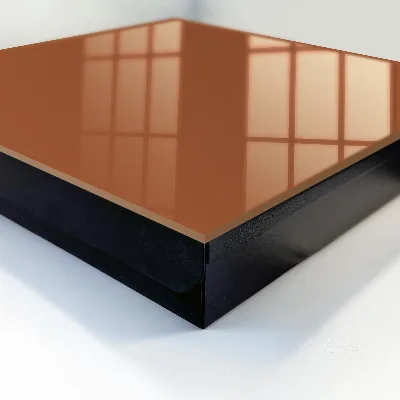 Nøgleskab Mørkorange