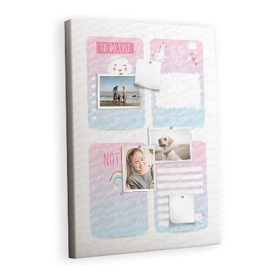 Kork tavle Unicorn planner