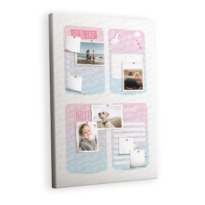 Kork tavle Unicorn planner