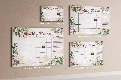 Opslagstavle kork Rose planner