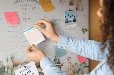 Kork opslagstavle Hyggelig hus-planner