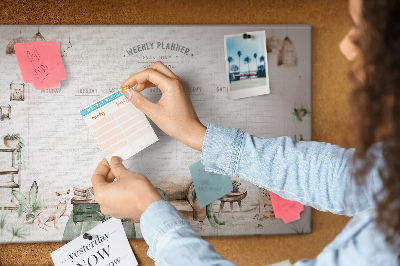 Kork opslagstavle Hyggelig hus-planner