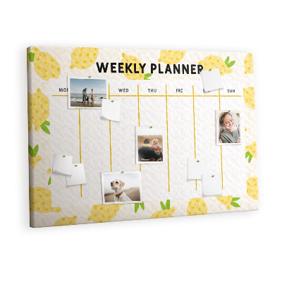 Opslagstavle kork Citron-planner