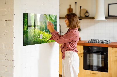 Glas magnet tavle Forårsnatur