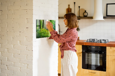 Glas magnet tavle Forårsnatur