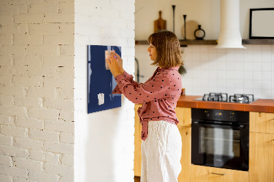 Magnet plade Marine blå