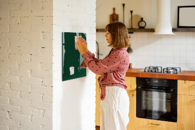 Glastavle magnet Grøn flaske farve