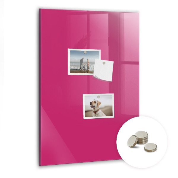 Magnet plade Lys pink farve