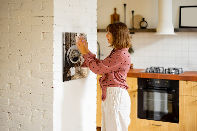 Magnet opslagstavle glas kop kaffe