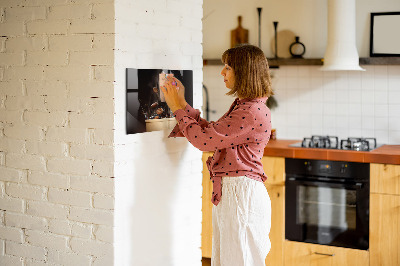 Magnetisk glastavle Varm kaffe