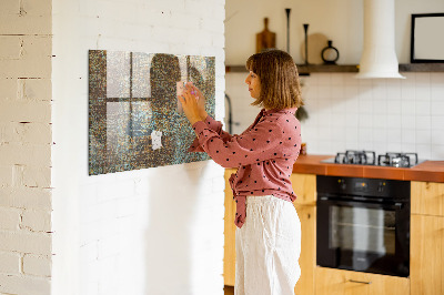 Glas magnet tavle Rust på metal