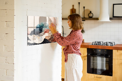 Magnet opslagstavle glas Landskab abstrakt