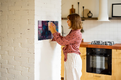 Opslagstavle med magnet Eksotiske blomster