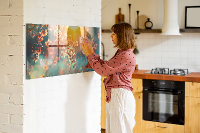 Magnetplade til væggen Forårsblomster