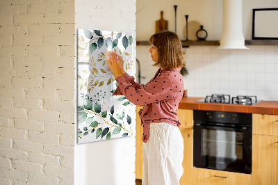 Magnetplade Blomster mønster