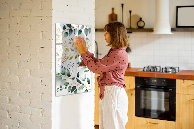 Magnetplade Blomster mønster