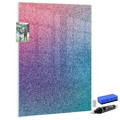 Magnetisk tavle med pen motiv med gradientabstraktion