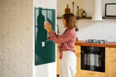 Magnetisk tegnetavle med lineært bladmønster
