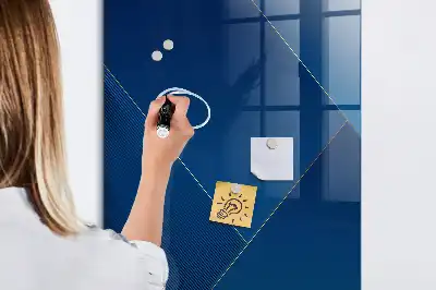 Magnetisk tavle med pen med dekorativt mønster