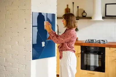 Magnetisk tavle med pen med dekorativt mønster