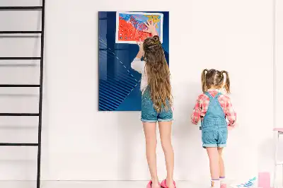 Magnetisk tavle med pen med dekorativt mønster