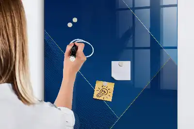 Magnetisk tavle med pen med dekorativt mønster