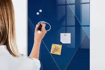 Magnetisk tavle med pen med dekorativt mønster