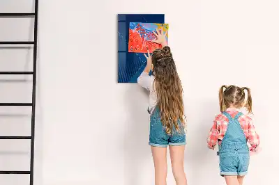 Magnetisk tavle med pen med dekorativt mønster