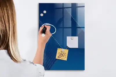 Magnetisk tavle med pen med dekorativt mønster