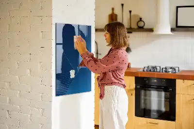 Magnetisk tavle med pen med dekorativt mønster