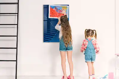 Magnetisk tavle med pen med dekorativt mønster