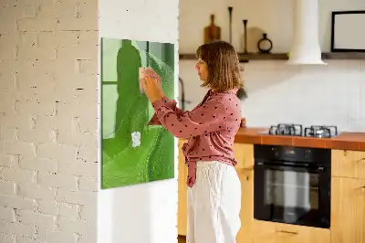Magnetisk tegnetavle med bølgeabstraktionmotiv