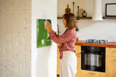 Magnetisk tegnetavle med bølgeabstraktionmotiv