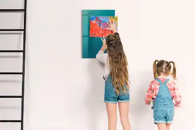 Magnetisk tavle med pen Geometrisk abstraktion