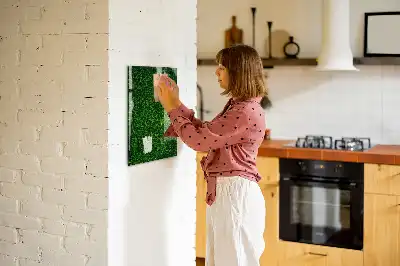 Magnetisk tavle med pen hæk af blade