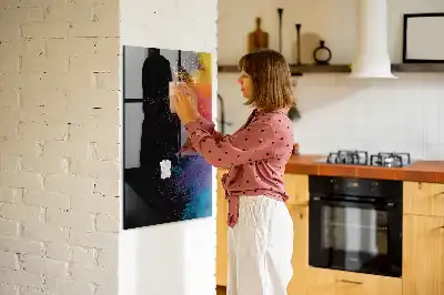Magnetisk tegnetavle i farverig udgave