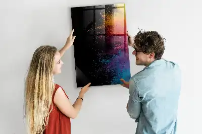 Magnetisk tegnetavle i farverig udgave