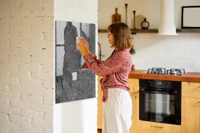 Magnetisk tegnetavle med bjergstruktur