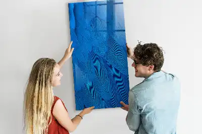 Magnetisk tegnetavle med fuglefjer-motiv