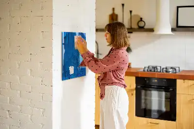 Magnetisk tegnetavle med fuglefjer-motiv