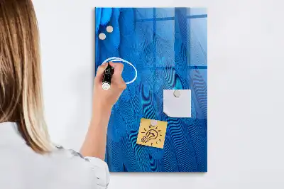 Magnetisk tegnetavle med fuglefjer-motiv