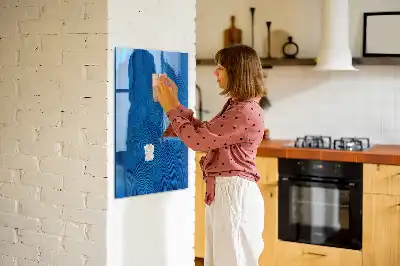 Magnetisk tegnetavle med fuglefjer-motiv