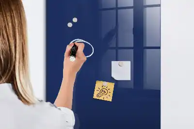 Magnetisk tavle med pen i natsort