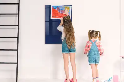 Magnetisk tavle med pen i natsort