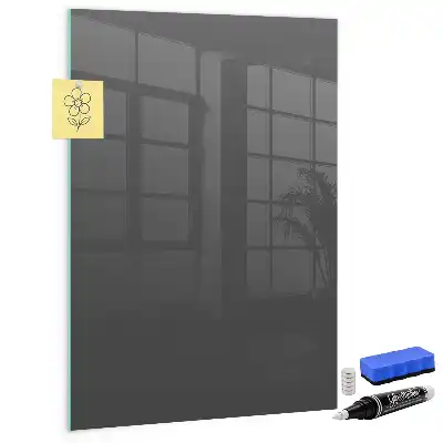 Magnetisk tavle med pen grå