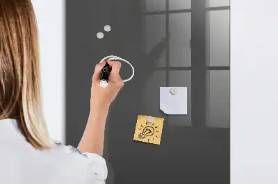 Magnetisk tavle med pen grå