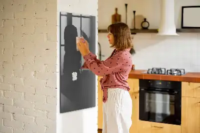 Magnetisk tavle med pen grå