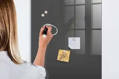 Magnetisk tavle med pen grå